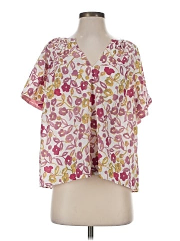 Velvet by Graham & Spencer Short Sleeve Blouse (view 1)