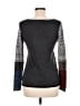 Nic + Zoe Stripes Black Pullover Sweater Size M - photo 2