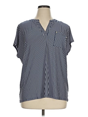 Jones New York Signature Short Sleeve Blouse (view 1)