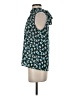 Ann Taylor 100% Polyester Teal Sleeveless Blouse Size XXS - photo 5