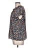 Gap 100% Polyester Floral Blue Short Sleeve Blouse Size L - photo 5