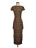 Arden B. Animal Print Brown Cocktail Dress Size S - photo 1