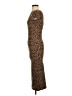 Arden B. Animal Print Brown Cocktail Dress Size S - photo 5