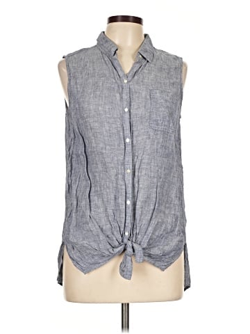 Jones New York Sleeveless Button-Down Shirt (view 1)