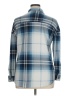 Eden & Olivia Plaid Blue Long Sleeve Blouse Size XL - photo 2