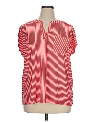 Jones New York Signature Short Sleeve Blouse (view 1)