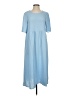 Unbranded Solid Blue Casual Dress Size S - photo 1
