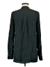 Vince. 100% Silk Green Long Sleeve Silk Top Size 6 - photo 2