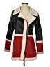 Romeo & Juliet Couture 100% Polyester Color Block Red Coat Size S - photo 1