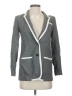 Banana Republic Chevron-herringbone Gray Blazer Size 0 Petite - photo 1