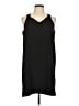 Unbranded Solid Black Casual Dress Size L - photo 1
