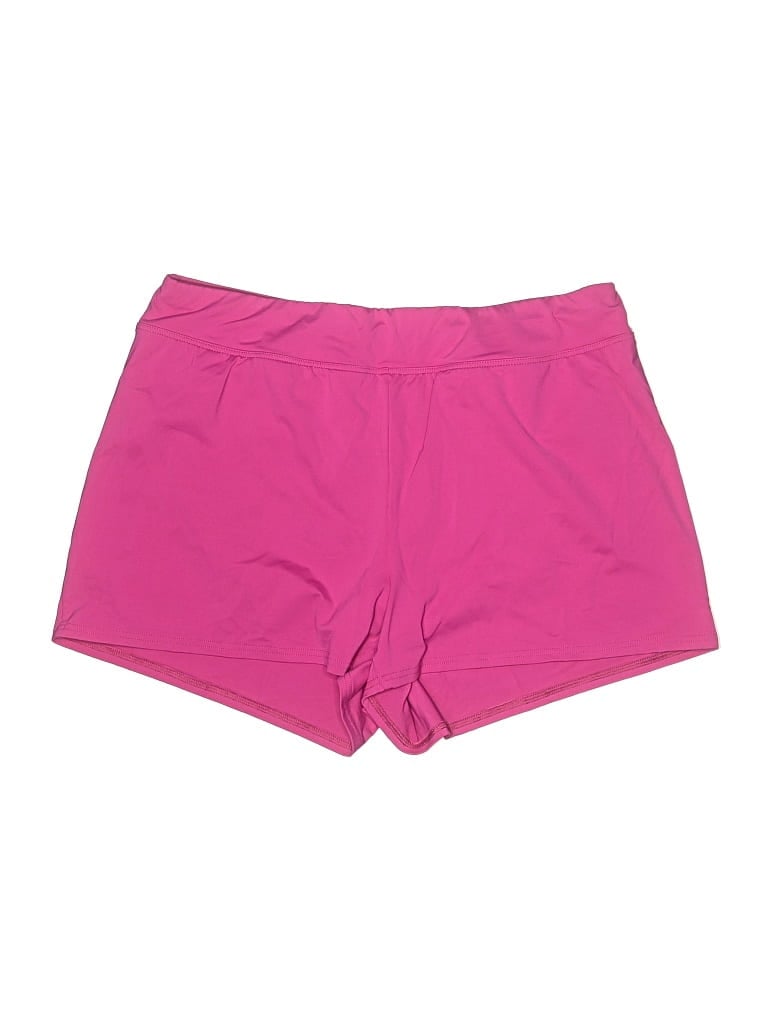 Pre-owned Lands' End Athletic Shorts In Pink