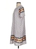 Mittoshop 100% Polyester Print Gray Casual Dress Size S - photo 5