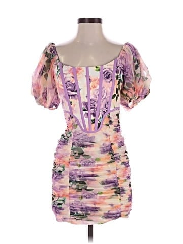 Peach Cocktail Dress (view 1)