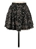 Miss Selfridge Animal Print Black Casual Skirt Size 4 - photo 1