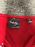 Rafaella 100% Cotton Red Pullover Sweater Size L - photo 4