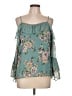 Xhilaration 100% Polyester Teal Sleeveless Blouse Size L - photo 1