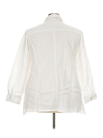 Jones New York Signature 3/4 Sleeve Button-Down Shirt (view 2)