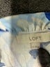 Ann Taylor LOFT 100% Polyester Blue Sleeveless Blouse Size M - photo 7