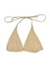 LA Hearts Chevron-herringbone Gold Swimsuit Top Size L - photo 1