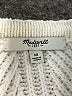 Madewell Ivory Hexcomb Texture Sweater Size M - photo 4