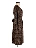 BCBGMAXAZRIA Print Brown Cocktail Dress Size M (estimated) - photo 4