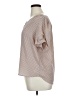 Adrianna Papell Tan Short Sleeve Blouse Size XL - photo 5