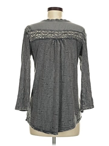 Solitaire 3/4 Sleeve Blouse (view 2)