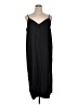 ASOS 100% Polyester Solid Black Casual Dress Size 14 - photo 1
