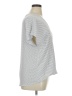 Adrianna Papell Silver Short Sleeve Blouse Size XL - photo 4