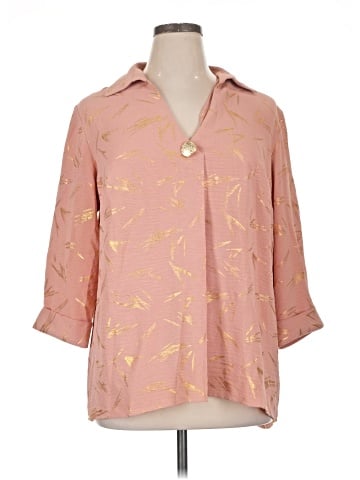 Olivia & Martin 3/4 Sleeve Blouse (view 1)