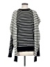 Michael Kors Collection 100% Cashmere Stripes Black Cashmere Pullover Sweater Size S - photo 1