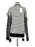 Michael Kors Collection 100% Cashmere Stripes Black Cashmere Pullover Sweater Size S - photo 2