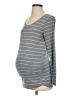 BumpStart Gray Long Sleeve T-Shirt Size Sm Maternity - photo 1