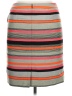 Halogen 100% Polyester Stripes Gray Casual Skirt Size 14 - photo 2