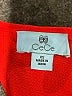 CeCe Red Short Sleeve Blouse Size XS - photo 7