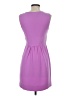J.Crew 100% Polyester Solid Purple Casual Dress Size 0 - photo 2