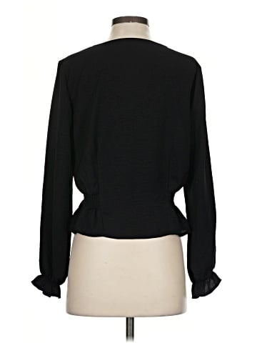 Topshop Long Sleeve Blouse (view 2)