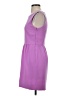 J.Crew 100% Polyester Solid Purple Casual Dress Size 0 - photo 5