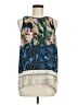 Clover Canyon 100% Polyester Blue Sleeveless Blouse Size M - photo 1