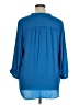 Vince Camuto 100% Polyester Blue 3/4 Sleeve Blouse Size 1X - photo 2