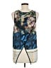 Clover Canyon 100% Polyester Blue Sleeveless Blouse Size M - photo 2
