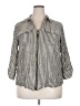 Anne Klein Stripes Gray Jacket Size 2X - photo 1