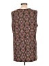 Susan Graver Brown Sleeveless Blouse Size L - photo 2