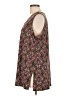 Susan Graver Brown Sleeveless Blouse Size L - photo 5