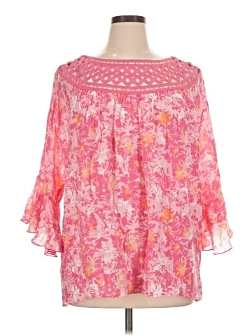 Robert Louis 3/4 Sleeve Blouse (view 1)