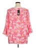 Robert Louis Pink 3/4 Sleeve Blouse Size XL - photo 2