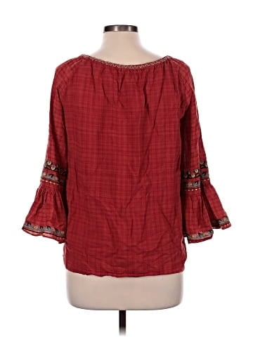 Max Studio 3/4 Sleeve Blouse (view 2)