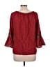 Max Studio Red 3/4 Sleeve Blouse Size L - photo 2