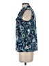 Talbots 100% Cotton Blue Sleeveless Blouse Size XS - photo 5